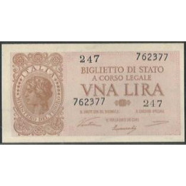 Italia 1 Lira 23 Nov 1944 P29a