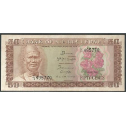 Sierra Leona 50 Cents 4 Ago 1984 P4e