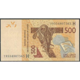 Niger 500 Francs 2019 P619Hh