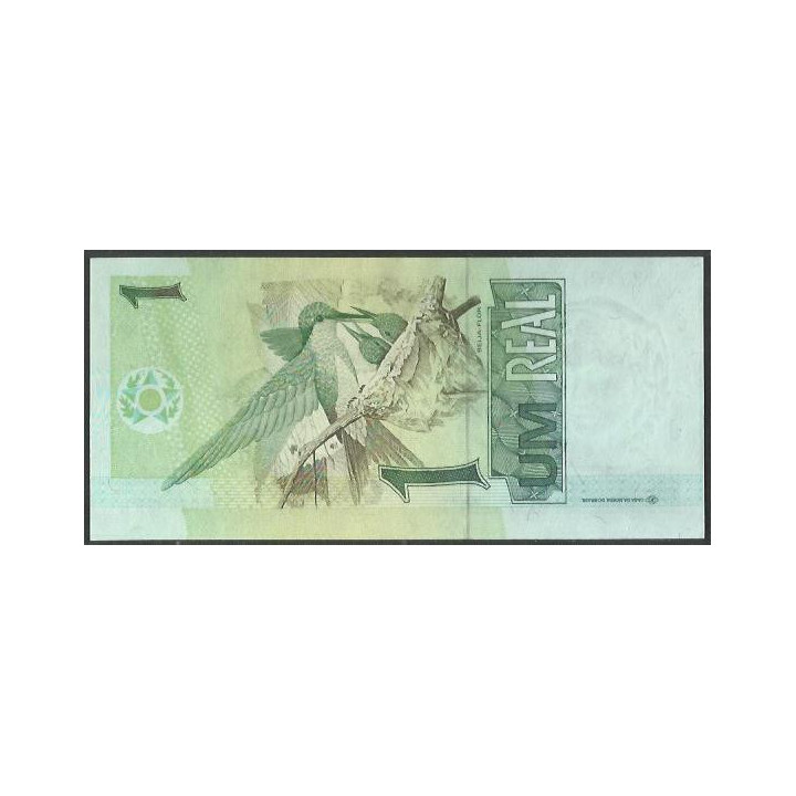 Brasil 1 Real ND1997- Firma 39 P243Ac reverso
