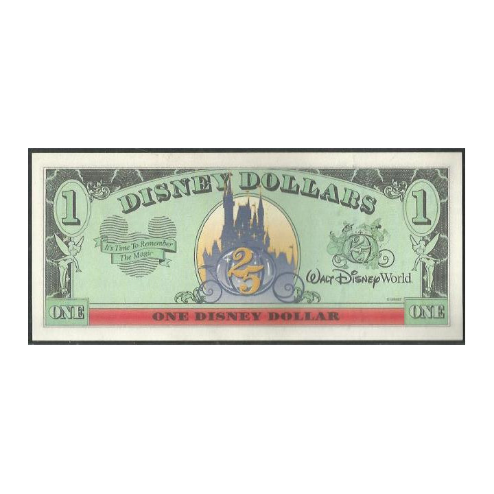 Disney 1 Dollar 1997 Mickey reverso