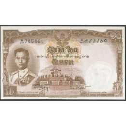 Tailandia 10 Bath ND1953 Firma 41 P76d