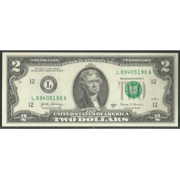 Estados Unidos 2 Dollars 2017 L P545