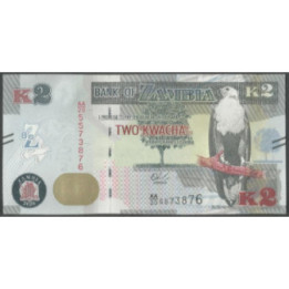 Zambia 2 Kwacha 2020 P56c
