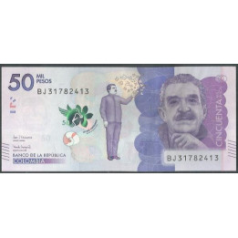 Billete de 50.000 Pesos 23 Jul 2019 BJ BGWNF50-