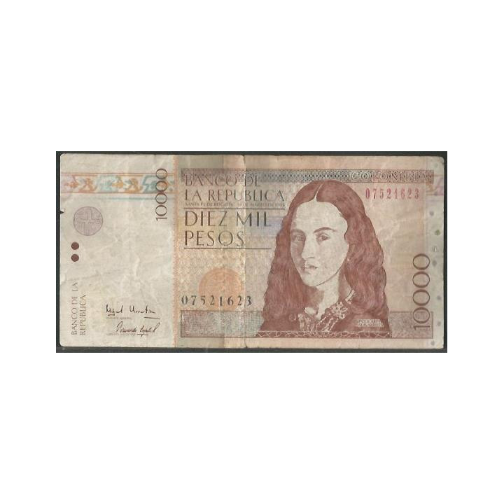 Billete de 10.000 Pesos 1 Mar 1995 Falso BGW606