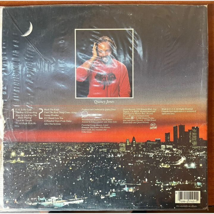 Frank Sinatra - L.A is my lady (With Quincy Jones) - USA 1984 reverso