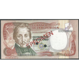 Billete de 500 Pesos 20 Jul 1984 "Specimen" BGW394s
