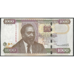 Kenya 1.000 Shillings 16 Jul 2010 P51e