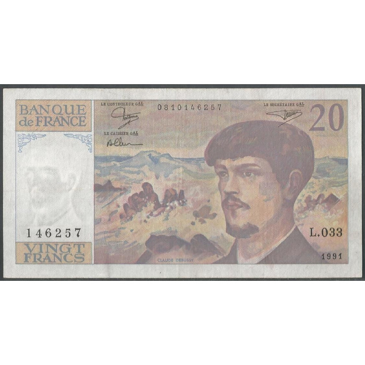 Francia 20 Francs 1991 P151e