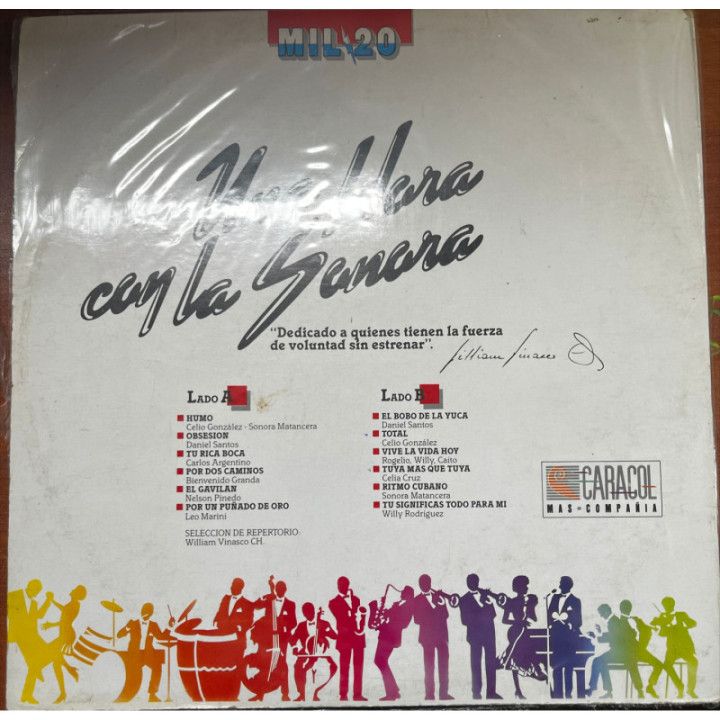 Sonora Matancera - Una Hora con La Sonora - Colombia reverso