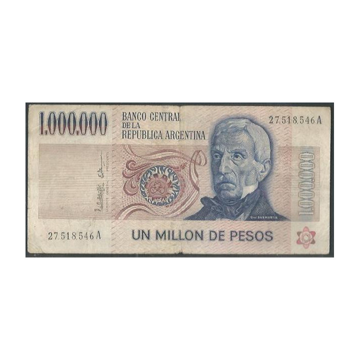 Argentina 1.000.000 Pesos ND1981-83 Serie A P310