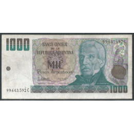 Argentina 1.000 Pesos Argentinos ND1983-5 Serie C P317b