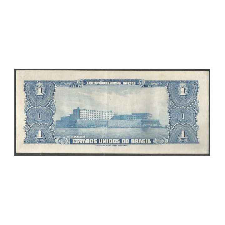 Brasil 1 Cruzeiro ND1954-8 P150a reverso