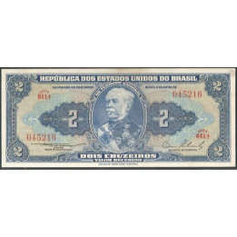 Brasil 2 Cruzeiros ND1954-8 Firma 2 P151a