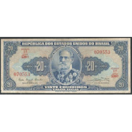 Brasil 20 Cruzeiros ND1961 Firma 9 P168a