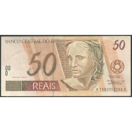 Brasil 50 Reales ND1994- Firma 37 P246f