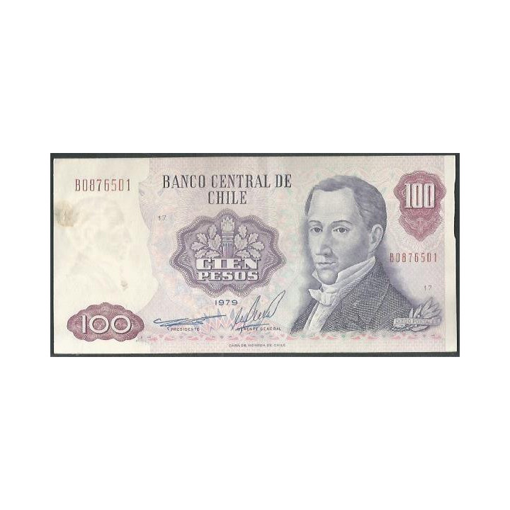 Chile 100 Pesos 1979 P152b