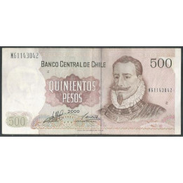 Chile 500 Pesos 2000 P153e
