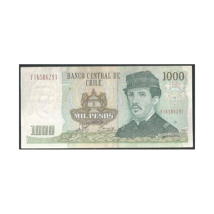 Chile 1.000 Pesos 2002 P154f