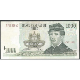 Chile 1.000 Pesos 2008 P154g