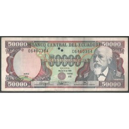 Ecuador 50.000 Sucres 6 Mar 1999 AE P130b
