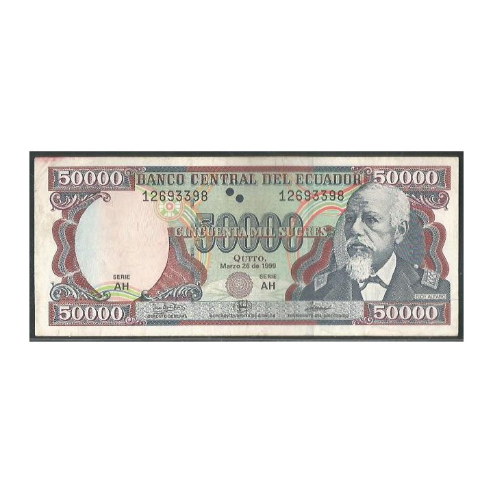 Ecuador 50.000 Sucres 26 Mar 1999 AH P130c