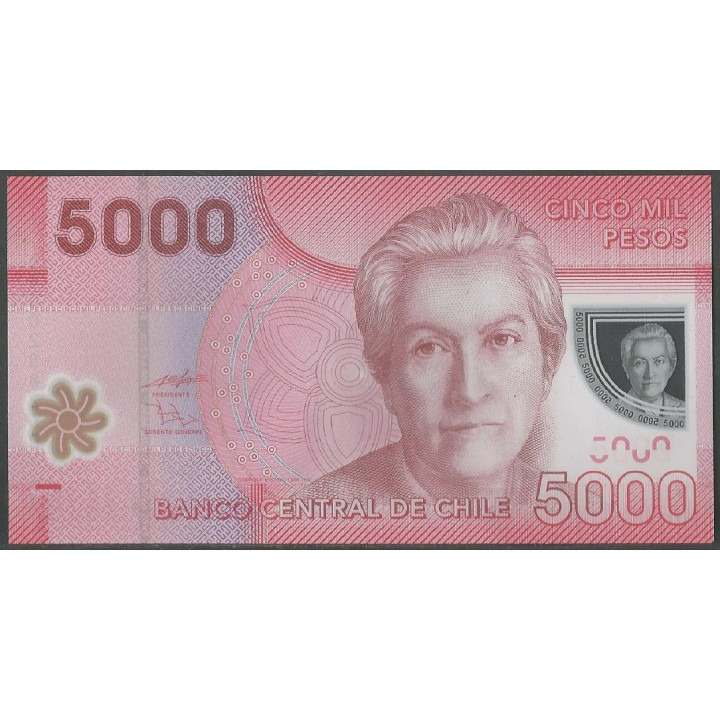 Chile 5.000 Pesos 2011 P163b