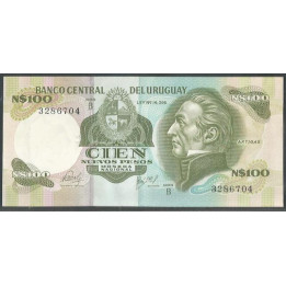 Uruguay 100 Nuevos Pesos ND1978 B P62a