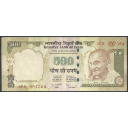 India 500 Rupias 2009 E P99q