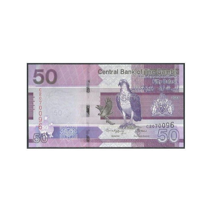 Gambia 50 Dalasis ND2023 P40c