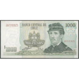 Chile 1.000 Pesos 2009 P154g