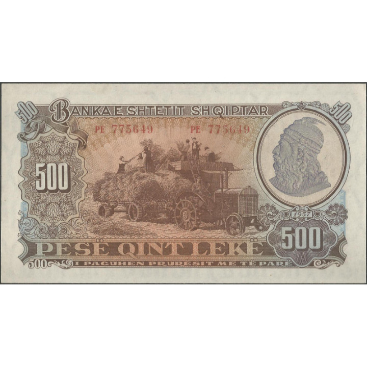 Albania 500 Leke 1957 P31a