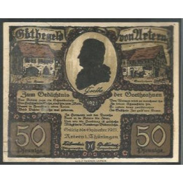 Alemania - Artern 50 Pfennig Oct 1923 Serie X 6