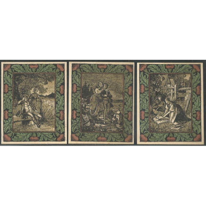 Alemania - Artern 50 Pfennig Oct 1923 Serie X 6 reverso