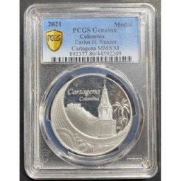 Cartagena 2021 3° Convencion int. de Historiadores Numismaticos Plata