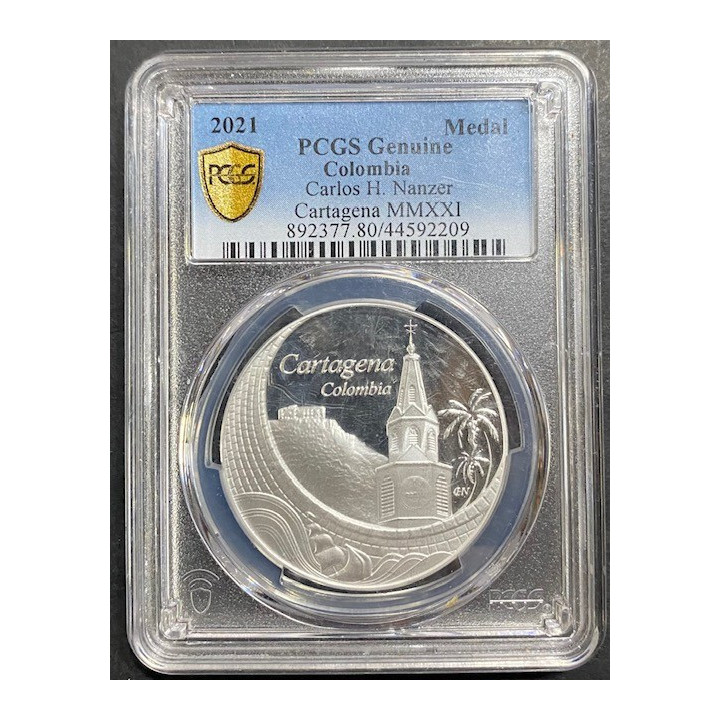 Cartagena 2021 3° Convencion int. de Historiadores Numismaticos Plata