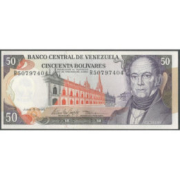 Venezuela 50 Bolivares 5 Jun 1995 R 8 Dig P65e