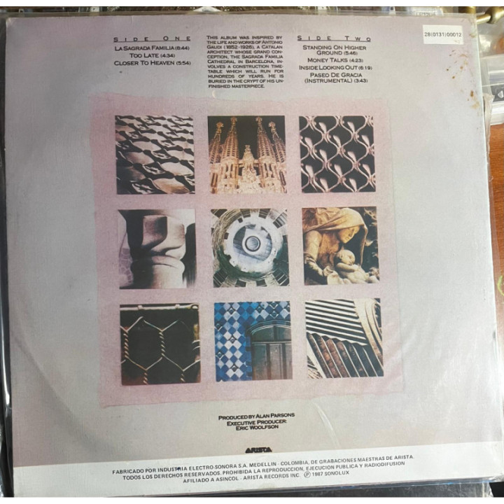 The Alan Parsons Project - Gaudi reverso