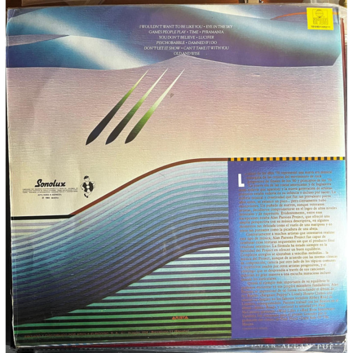 The Alan Parsons Project - The Best oF reverso