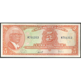 Haiti 5 Gourdes L1919 P202a2