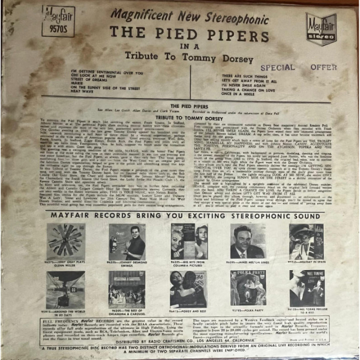 The Pied Piper - In a tribute to Tommy Dorsey reverso