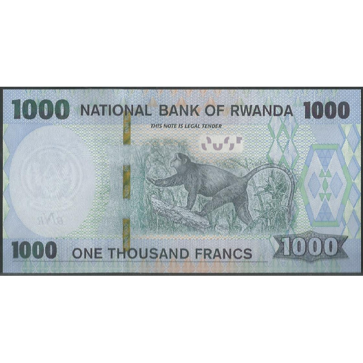 Rwanda 1.000 Francs 1 Feb 2019 P39b