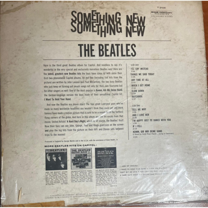 The Beatles - Something new something new reverso