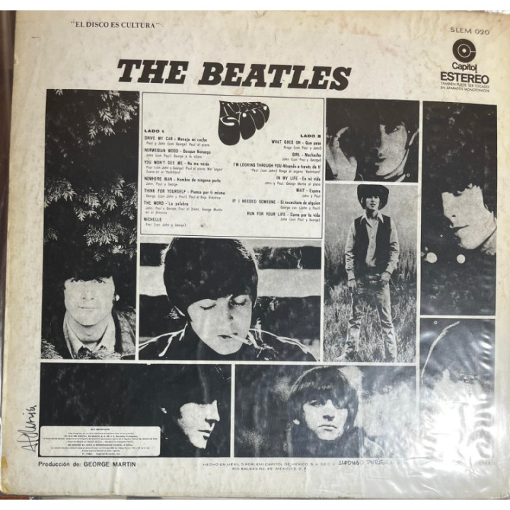 The Beatles - Rubber Soul reverso