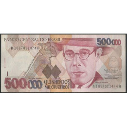 Brasil 500.000 Cruzeiros ND1993 Firma 30 P236a