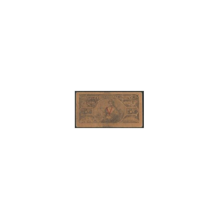 Mexico - Gobierno Provisional 50 Centavos ND1914 Ps697 reverso