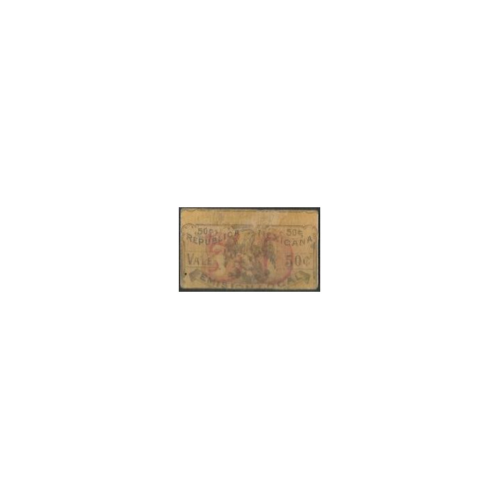 Mexico - Ejercito Constitucional 50 Centavos 1916 Ps989 reverso