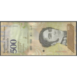 Venezuela 500 Bolivares 18 May 2018 F8 Dig P108b