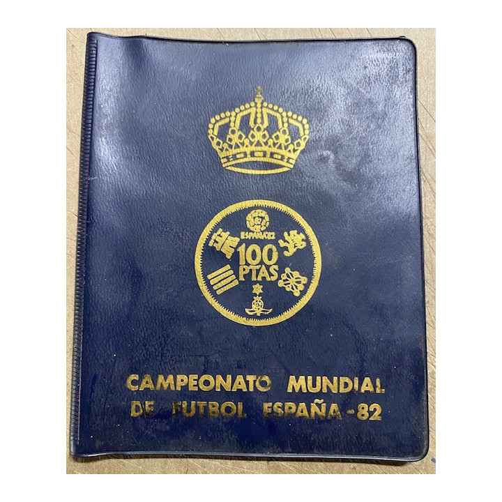 España Set monedas Mundial futbol España 82